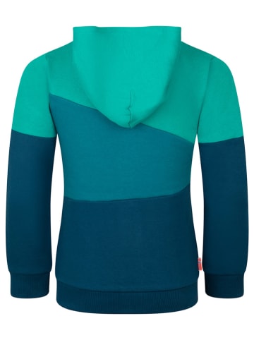 Trollkids Sweatjacke "Alesund" in Hellblau/ Dunkelblau/ Orange