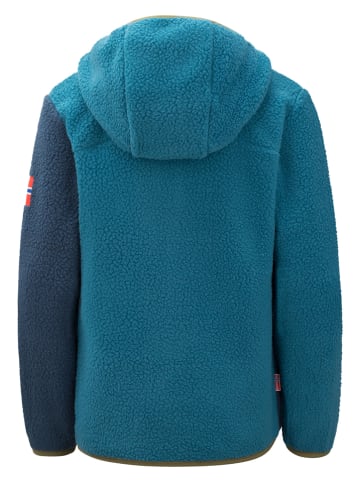 Trollkids Fleece vest "Aurlandsfjord" blauw