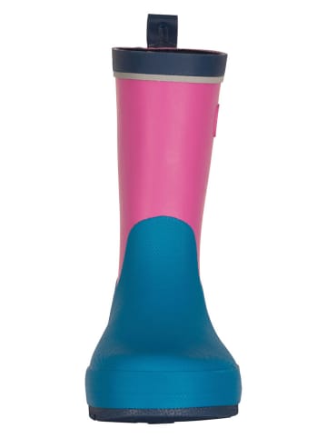 Trollkids Rubberlaarzen "Lysefjord" turquoise/roze