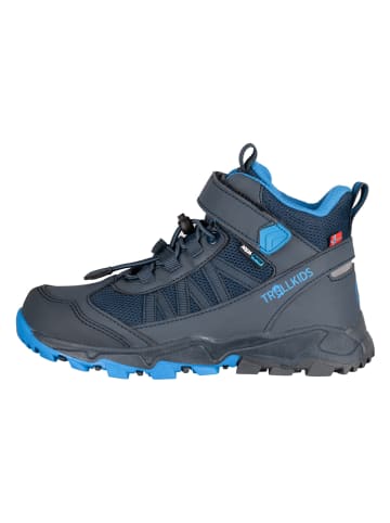 Trollkids Wanderboots "Tronfjell Hiker Mid" in Dunkelblau/ Blau