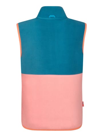 Trollkids Fleeceweste "Kjerag" in Blau/ Rosa