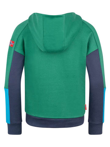 Trollkids Hoodie "Rondane" in Grün