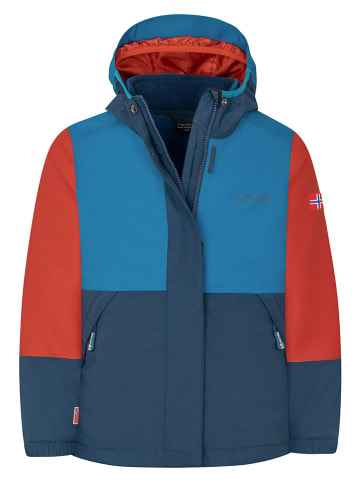Trollkids Kurtka funkcyjna 3w1 "Kjerak" w kolorze niebieskim
