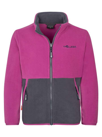 Trollkids Kurtka funkcyjna 3w1 "Kjerak" w kolorze różowym