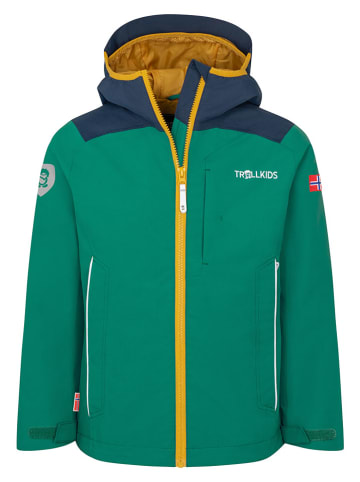 Trollkids Regenjacke "Bergen" in Grün