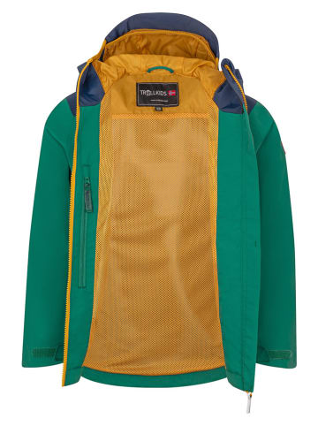 Trollkids Regenjacke "Bergen" in Grün