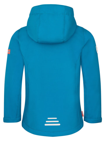 Trollkids Kurtka softshellowa "Balestrand" w kolorze turkusowym
