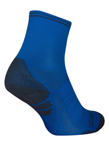 Trollkids 2er-Set: Wandersocken "Mid Cut Socks III" in Blau