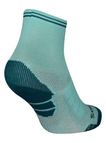 Trollkids 2-delige set: wandelsokken "Mid Cut Socks III" turquoise