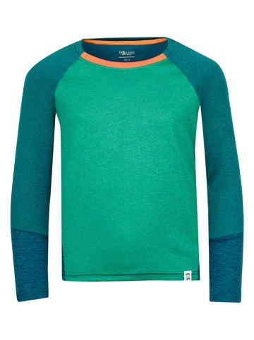 Trollkids Koszulka funkcyjna "Seiland" w kolorze zielonym