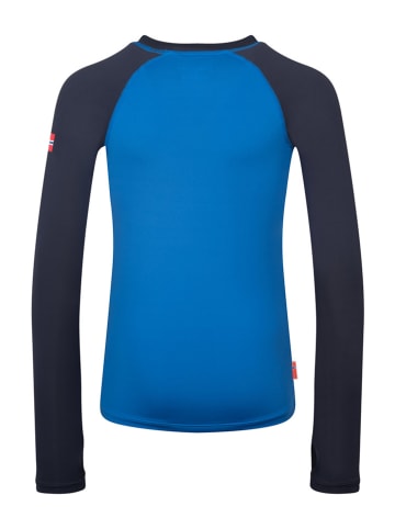 Trollkids Zwemshirt "Haukland" donkerblauw/blauw