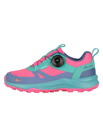 Trollkids Wanderschuhe "Trollfjord Hiker Low XT" in Rosa/ Türkis