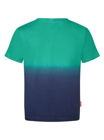 Trollkids Funktionsshirt "Yttersand" in Grün/ Dunkelblau