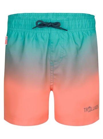 Trollkids Szorty kąpielowe "Haukland" w kolorze turkusowym