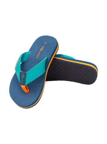 Trollkids Teenslippers "Haukland" blauw/oranje