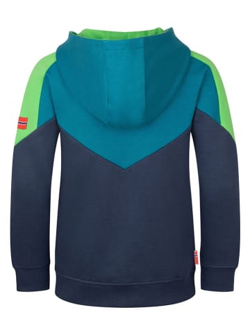 Trollkids Sweatvest "Flekkefjord" blauw
