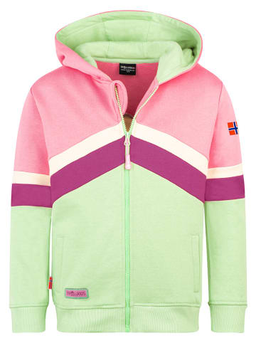 Trollkids Sweatjacke "Flekkefjord" in Grün
