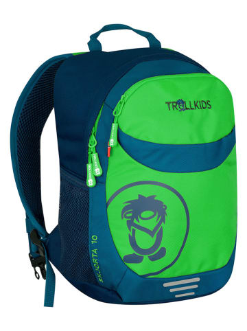 Trollkids Rugzak groen/donkerblauw - 10 l