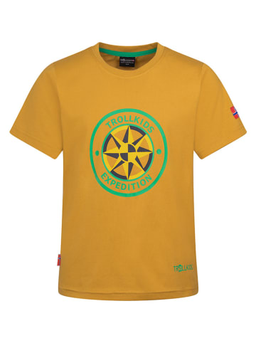 Trollkids Functioneel shirt "Windrose" geel