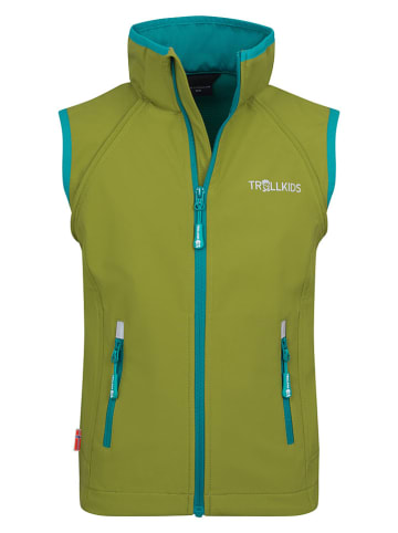 Trollkids Zipp-Off-Softshelljacke "Rondane" in Grün