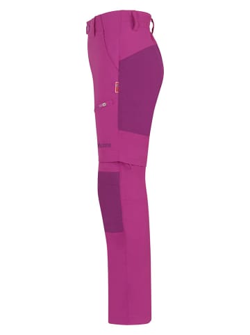 Trollkids Zipp-Off-Trekkinghose "Nordfjord" - Slim fit - in Lila