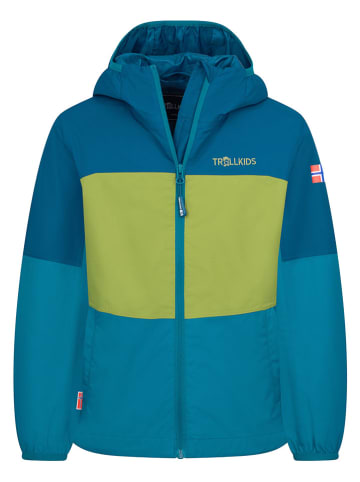 Trollkids Regenjacke "Bjordal" in Türkis