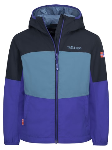 Trollkids Regenjacke "Bjordal" in Blau