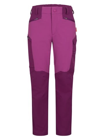 Trollkids Spodnie trekkingowe "Seiland" w kolorze fioletowym