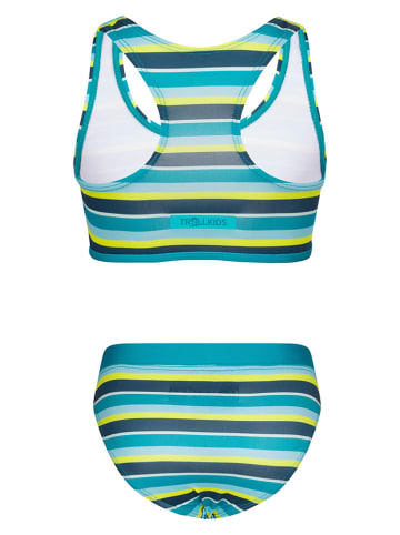Trollkids Bikini "Kvalvika" w kolorze turkusowym