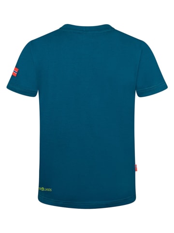 Trollkids Koszulka "Trondheim" w kolorze niebieskim