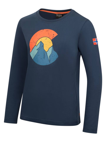 Trollkids Longsleeve "Halsafjord" in Dunkelblau
