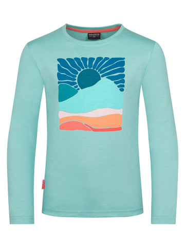 Trollkids Longsleeve "Falketind" in Türkis