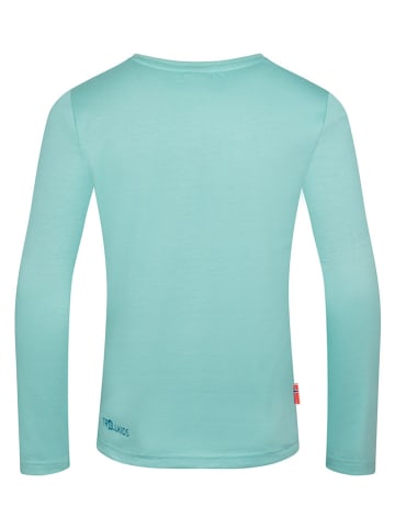 Trollkids Longsleeve "Falketind" in Türkis