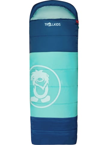 Trollkids Schlafsack "Midnight Sun Dreamer" in Türkis/ Blau