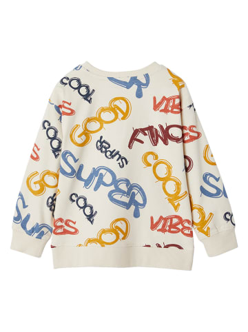 vertbaudet Sweatshirt in Creme/ Bunt