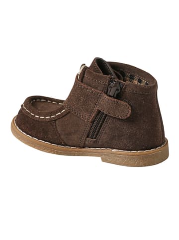 vertbaudet Leder-Boots in Braun
