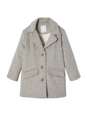 vertbaudet Płaszcz zimowy w kolorze szaro-jasnobrązowym