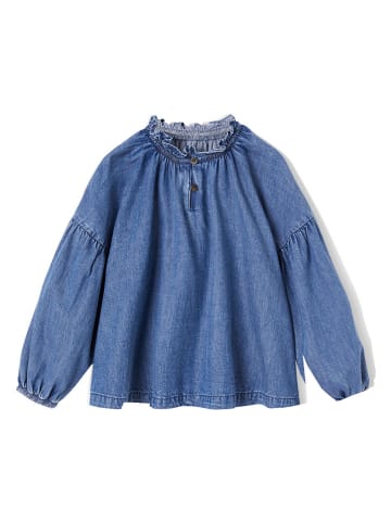vertbaudet Jeans-Bluse in Blau