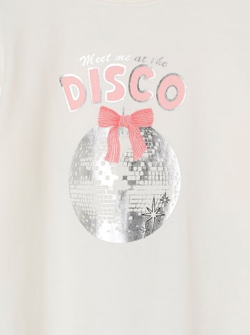 vertbaudet Koszulka w kolorze jasnoróżowo-srebrno-białym