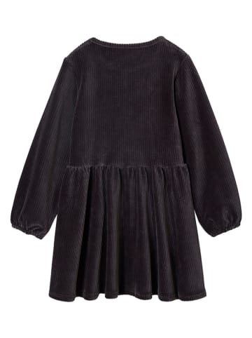 vertbaudet Cordkleid in Anthrazit