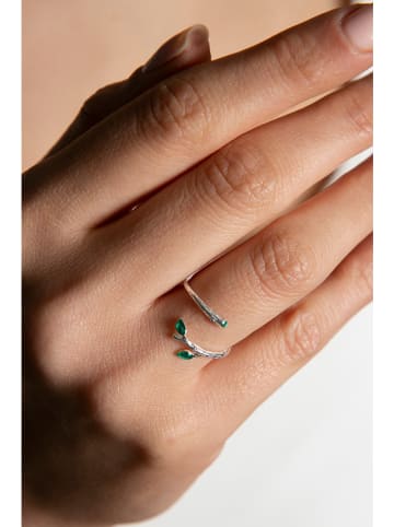 Lodie Silver Zilveren ring met edelstenen