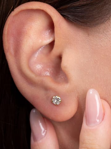 Lodie Silver Zilveren oorstekers met edelstenen