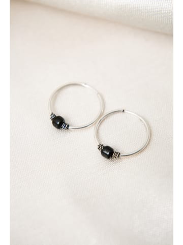Lodie Silver Silber-Creolen mit Schmuckelemente
