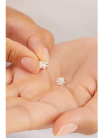 Lodie Silver Srebrne kolczyki-wkrętki z cyrkoniami