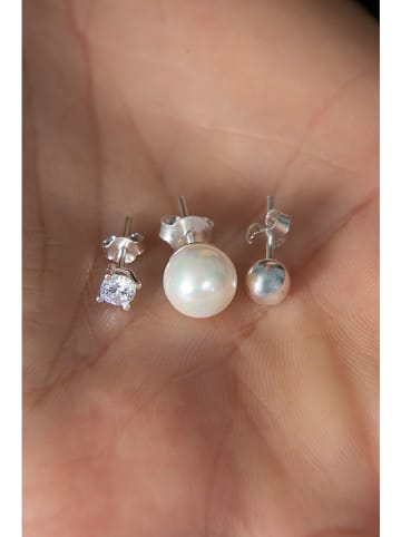 Lodie Silver 3er-Set: Silber-Ohrstecker