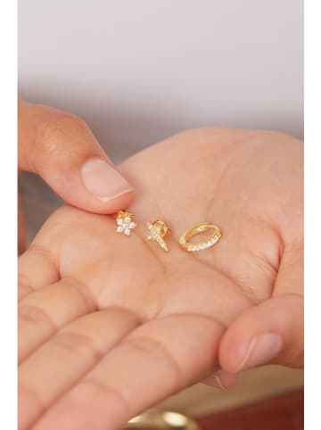 Lodie Silver 3-częściowy zestaw kolczyków