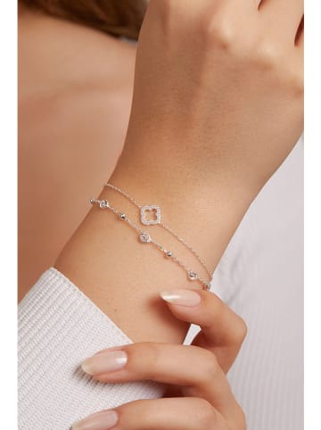Lodie Silver 2-delige set: zilveren armband met sierelementen
