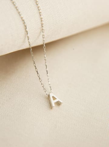 Lodie Silver Silber-Halskette "A" mit Anhänger - (L)43 cm