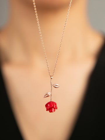 Lodie Silver Zilveren ketting met hanger - (L)43 cm