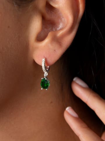 Lodie Silver Silber-Creolen mit Edelsteinen